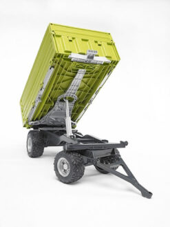 BRUDER 2203 Sklápacie vozidlo FLIEGL-zelené, trojstranné