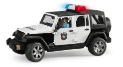 BRUDER 2526 Policajné AUTO JEEP WRANGLER RUBICON s figúrkou