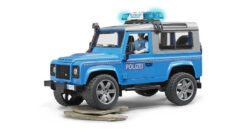 BRUDER 2597 Policajné auto Land Rover s figúrkou