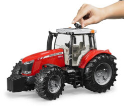 BRUDER 3046 Červený TRAKTOR MASSEY FERGUSON 7624