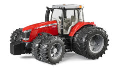 BRUDER 3046 Červený TRAKTOR MASSEY FERGUSON 7624