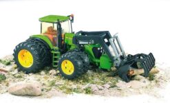 BRUDER 3051 Zelený TRAKTOR JOHN DEERE 7930 s nakladačom
