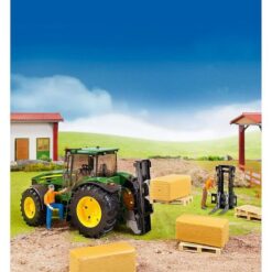 BRUDER 3051 Zelený TRAKTOR JOHN DEERE 7930 s nakladačom