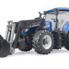 BRUDER 3121 Traktor New Holland T7.315 s čelným nakladačom