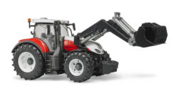 BRUDER 3181 Traktor STEYR 6300 Terrus s čelným nakladačom