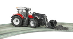 BRUDER 3181 Traktor STEYR 6300 Terrus s čelným nakladačom