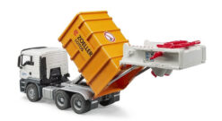 BRUDER 3762 Nákl. auto MAN TGS - smetiar (oranžový)