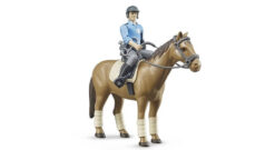 BRUDER 62507 Figúrka - policajt, kôň