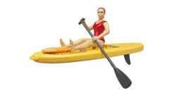 BRUDER 62785 BWORLD Zachránsky paddleboard s figúrkou ženy