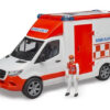 BRUDER 2676 MB Sprinter sanitka s vodičom, majákom a sirénou