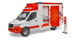 BRUDER 2676 MB Sprinter sanitka s vodičom, majákom a sirénou