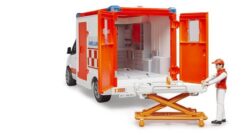 BRUDER 2676 MB Sprinter sanitka s vodičom, majákom a sirénou