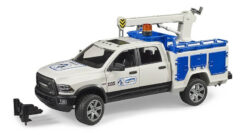 BRUDER 2509 Servisné vozidlo RAM 2500 s otočným majákom
