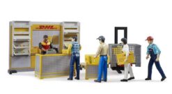 BRUDER 62251 bworld DHL shop s paletovým vozíkom