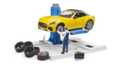 BRUDER 62112 Autoservis, roadster a mechanik